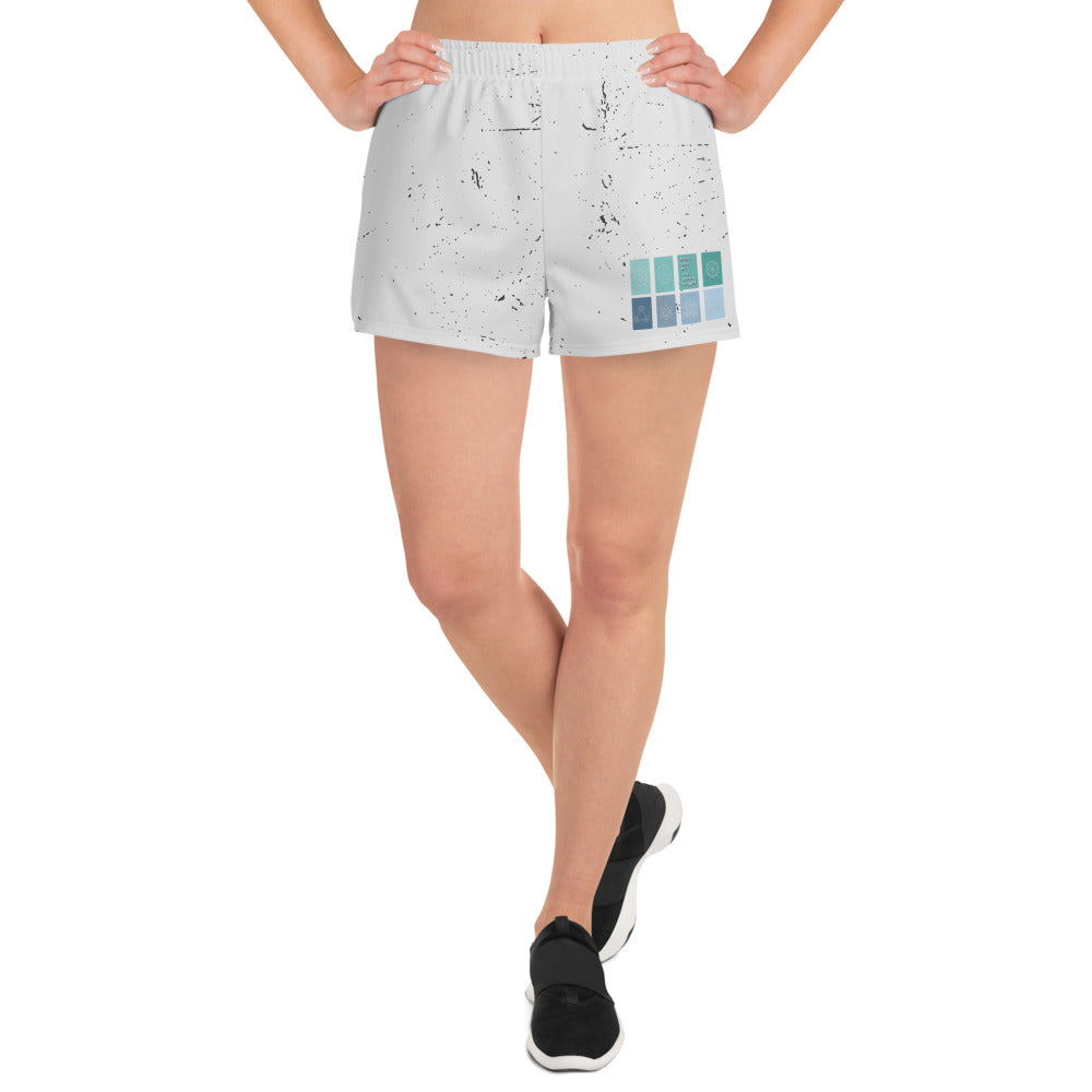 "press play" Recycled Athletic Shorts