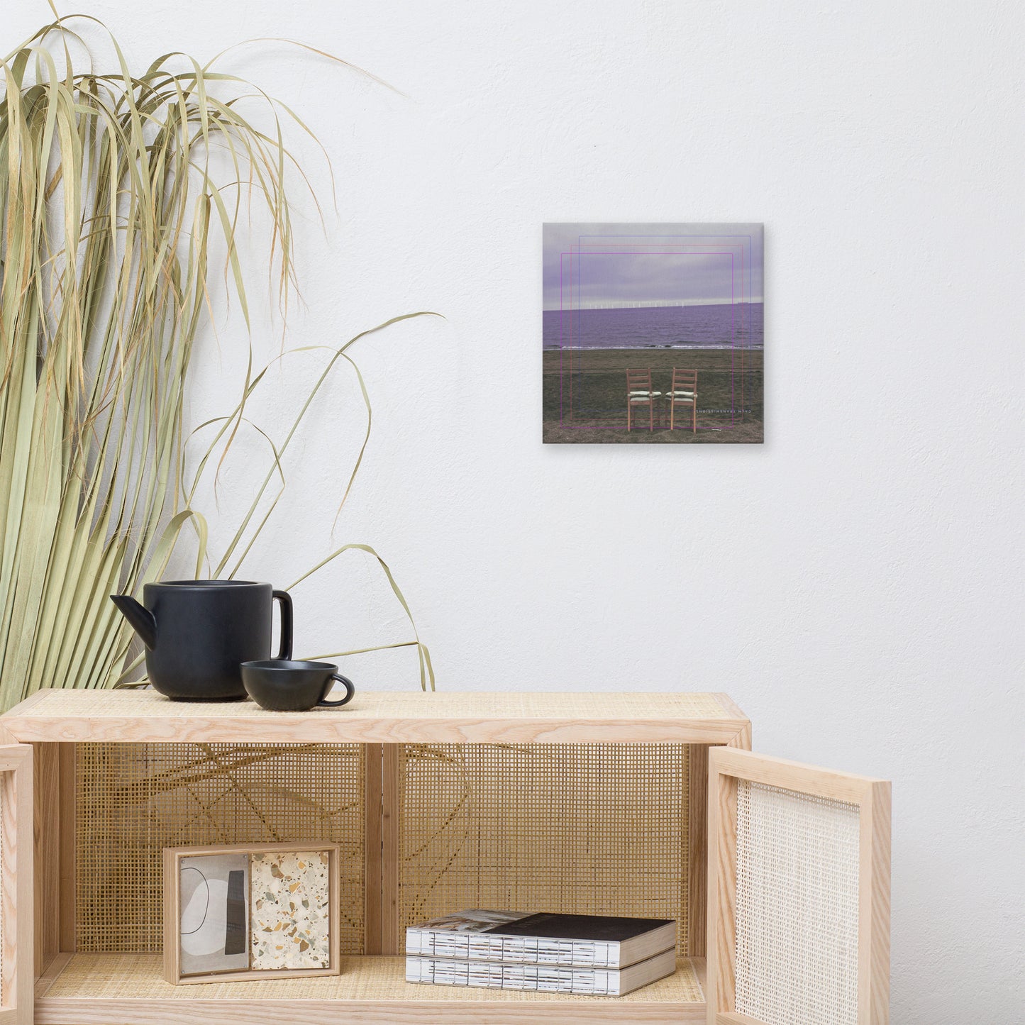 "feels like falling" Single Cover Art Canvas Print