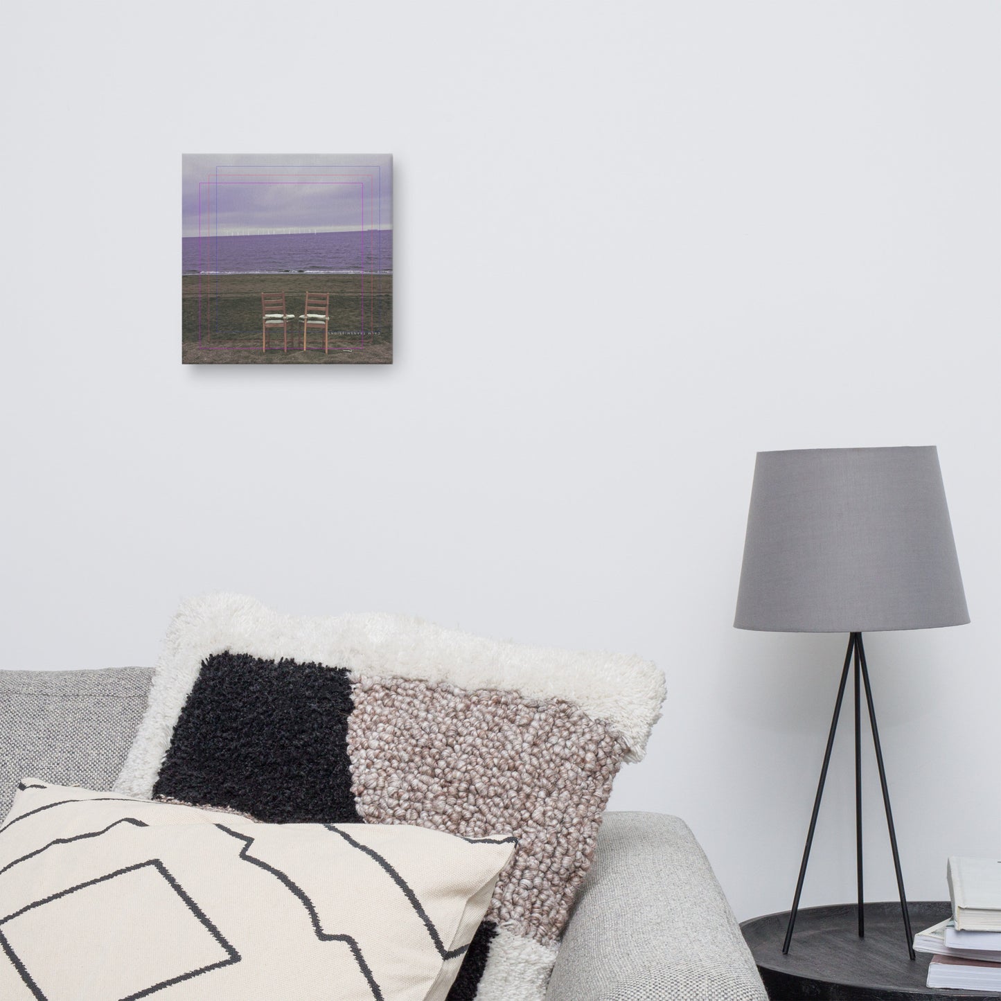 "feels like falling" Single Cover Art Canvas Print