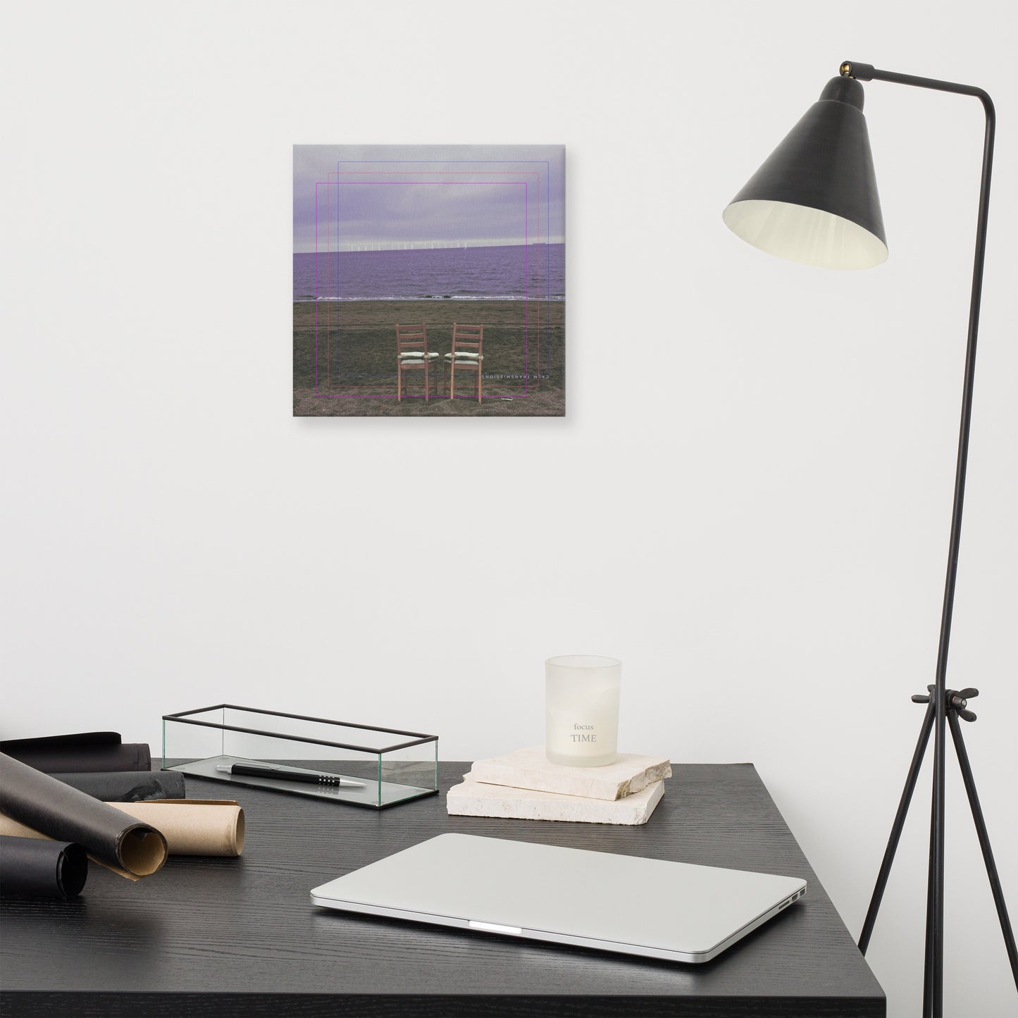 "feels like falling" Single Cover Art Canvas Print