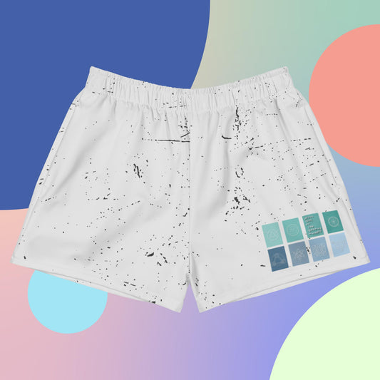 "press play" Recycled Athletic Shorts