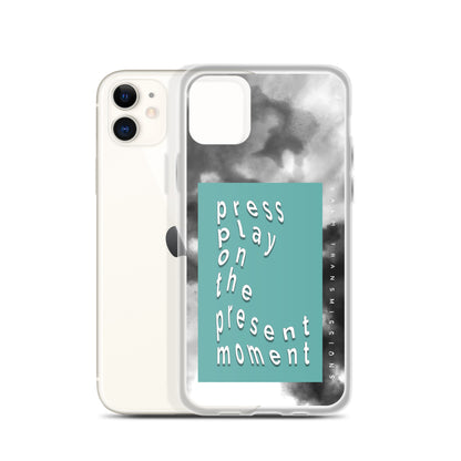 "press play" Clear Case for iPhone®