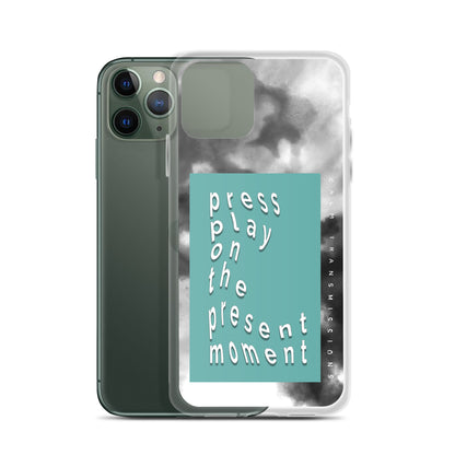 "press play" Clear Case for iPhone®