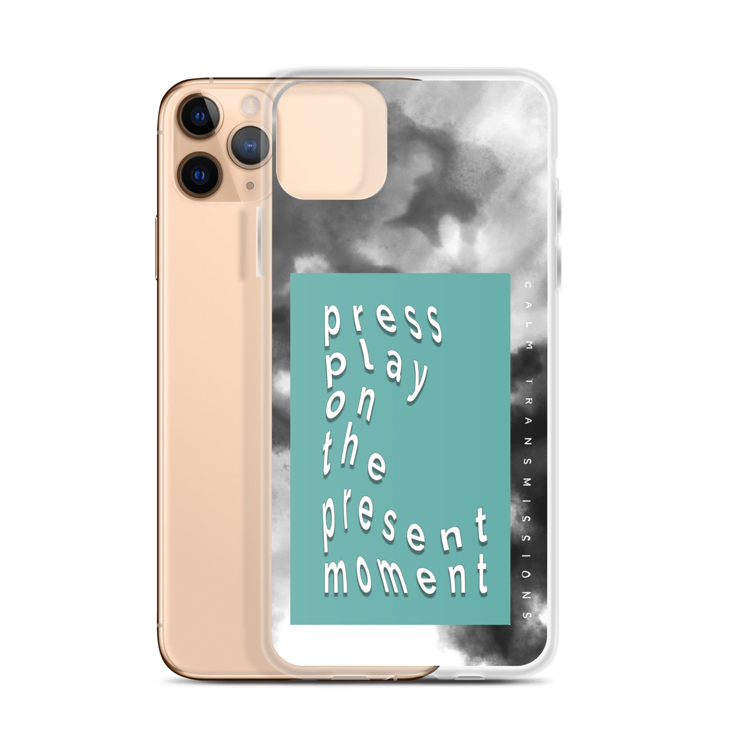 "press play" Clear Case for iPhone®