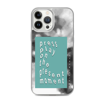 "press play" Clear Case for iPhone®