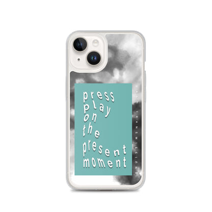 "press play" Clear Case for iPhone®