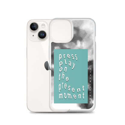 "press play" Clear Case for iPhone®