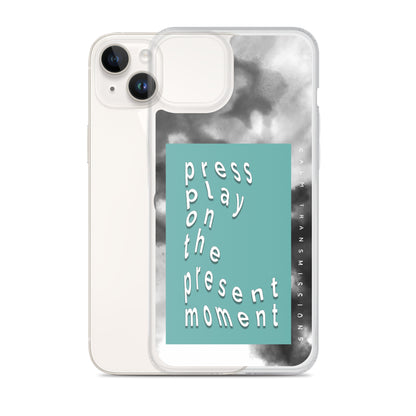 "press play" Clear Case for iPhone®