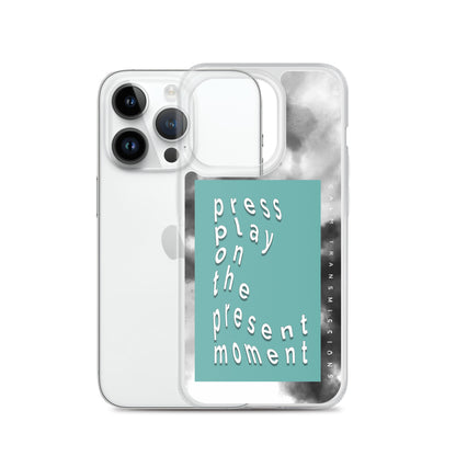 "press play" Clear Case for iPhone®