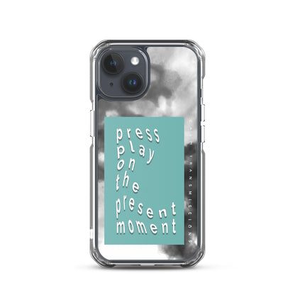 "press play" Clear Case for iPhone®