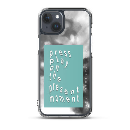 "press play" Clear Case for iPhone®