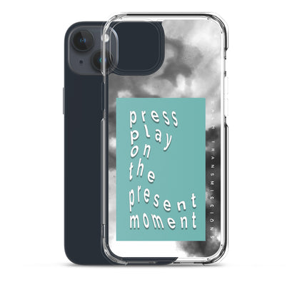 "press play" Clear Case for iPhone®