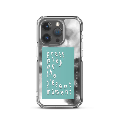 "press play" Clear Case for iPhone®