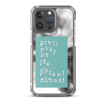 "press play" Clear Case for iPhone®