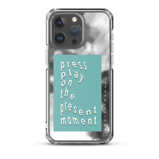 "press play" Clear Case for iPhone®
