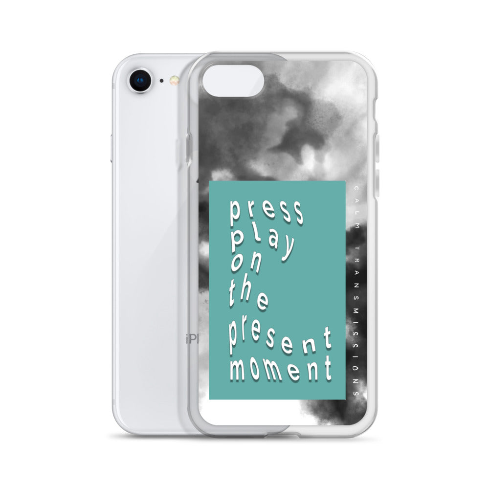 "press play" Clear Case for iPhone®