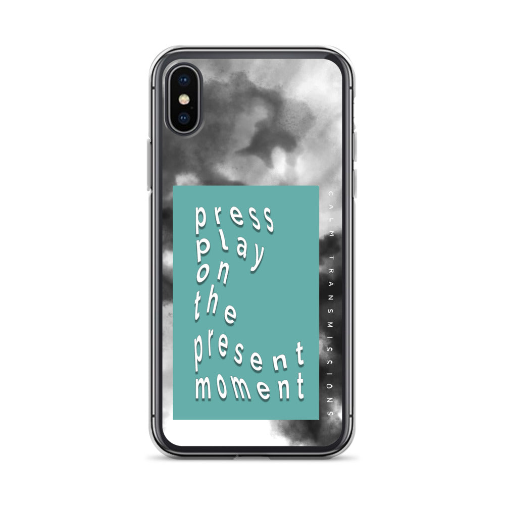 "press play" Clear Case for iPhone®