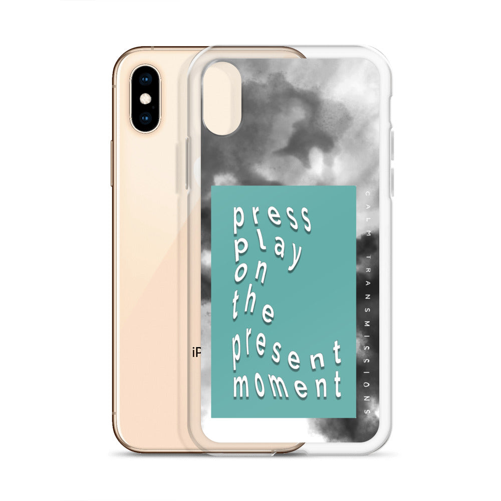 "press play" Clear Case for iPhone®