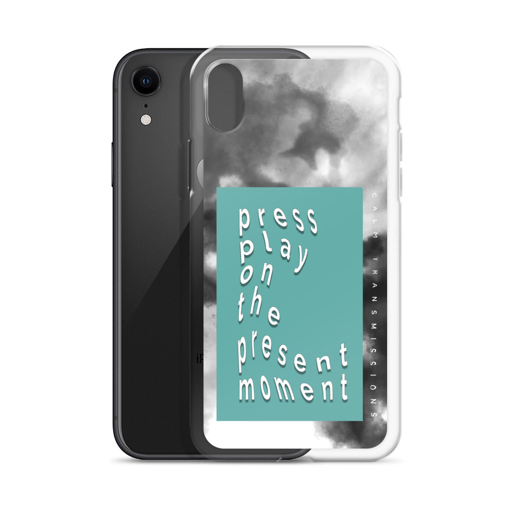 "press play" Clear Case for iPhone®