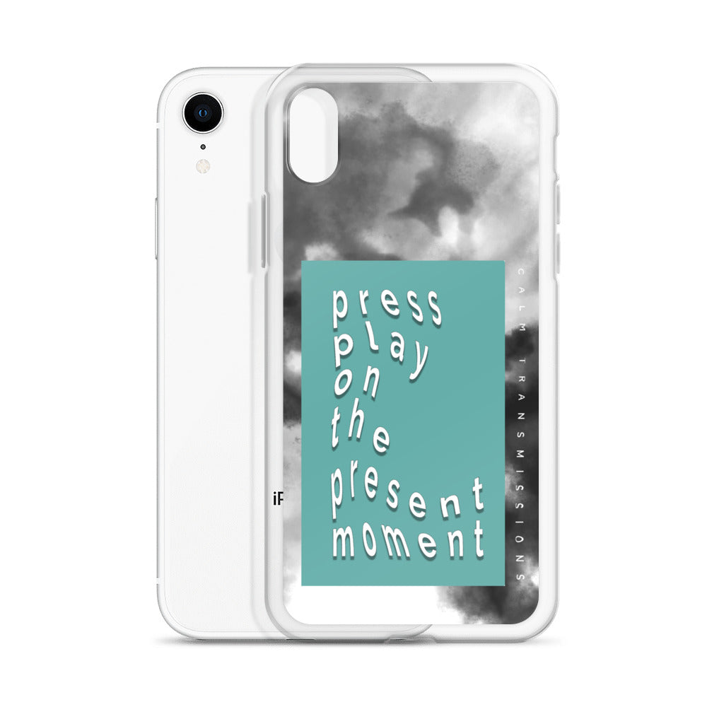"press play" Clear Case for iPhone®